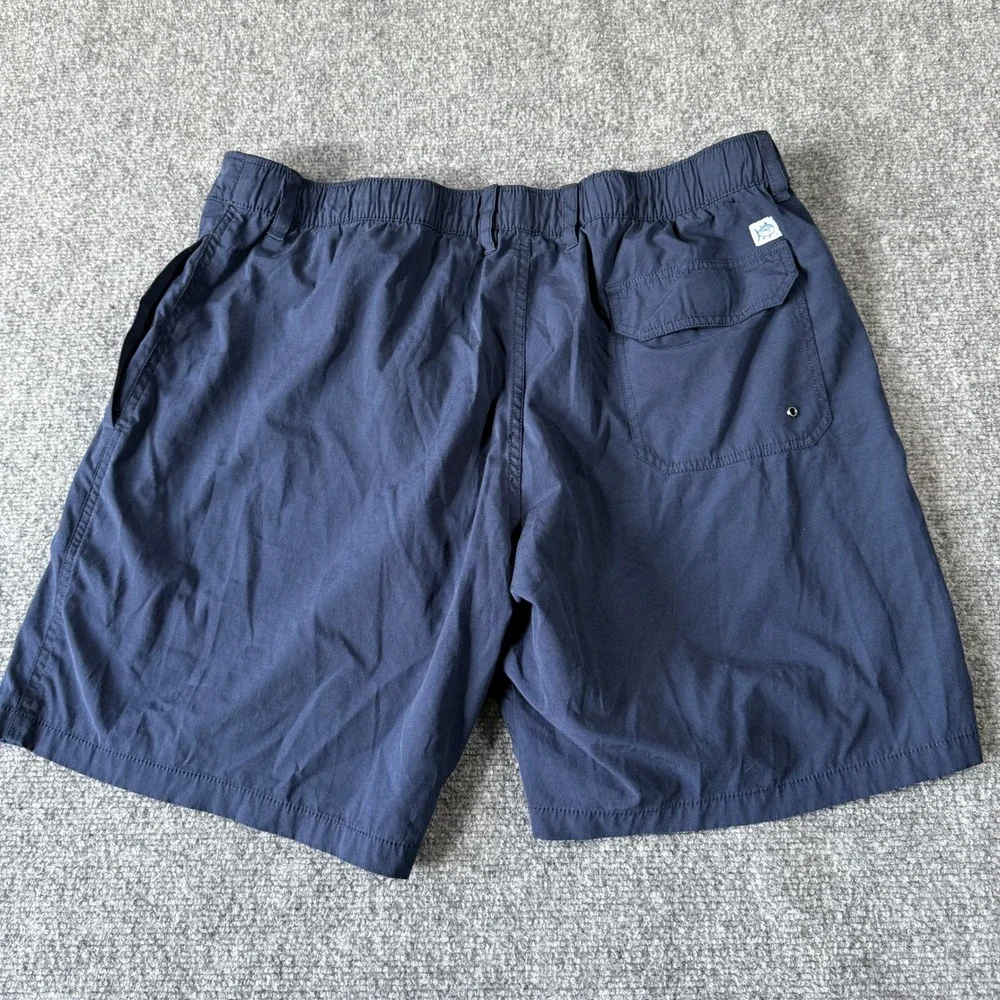 Southern Tide Skipjack Shorts Mens‎ XL Navy Blue Flat Front Elastic Back